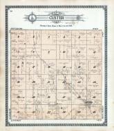 Custer Township, Hunter, Mitchell County 1917